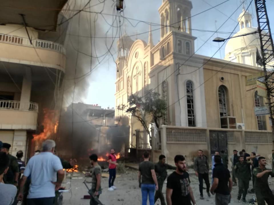 You are currently viewing BOMBING OF ST. MARY CHURCH IN QAMISHLI, SYRIA