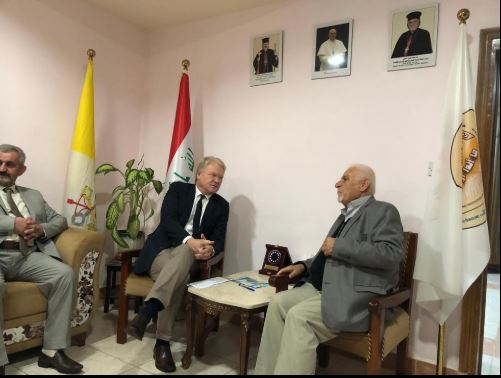 You are currently viewing ESU & SWEDISH MP LARS ADAKTUSSON VISIT THE NINEVEH PLAIN IN IRAQ
